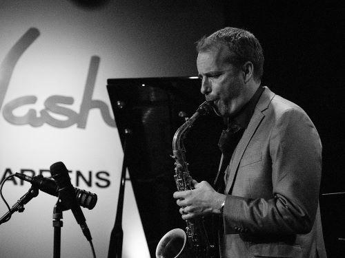 Saxophonist Clark Gibson